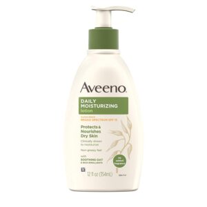 Aveeno Daily Moisturizing Body Lotion With Broad Spectrum